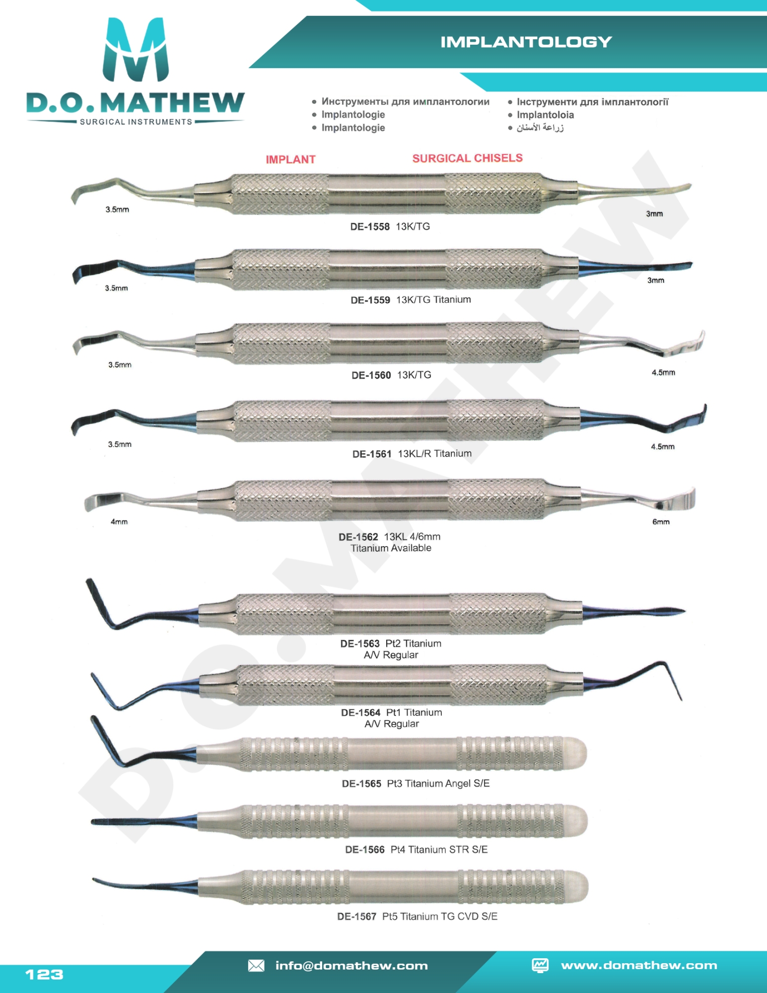   Dental Implant Instruments